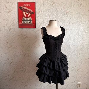 SOLD Rare Vintage gothic ballerina Betsey Johnson dress